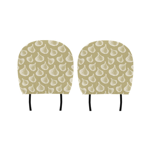 Garlic design pattern Car Headrest Cover