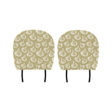 Garlic design pattern Car Headrest Cover