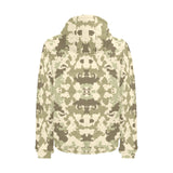 Light Green camouflage pattern Men's Padded Hooded Jacket