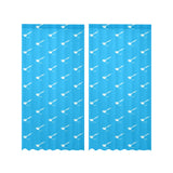 Darts Pattern Print Design 05 Gauze Curtain