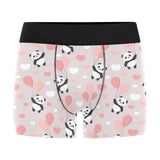 Cute panda ballon heart pattern Men's All Over Print Boxer Briefs Men's Underwear