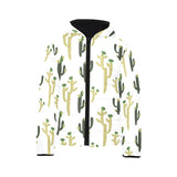 Cute cactus pattern Kids' Boys' Girls' Padded Hooded Jacket