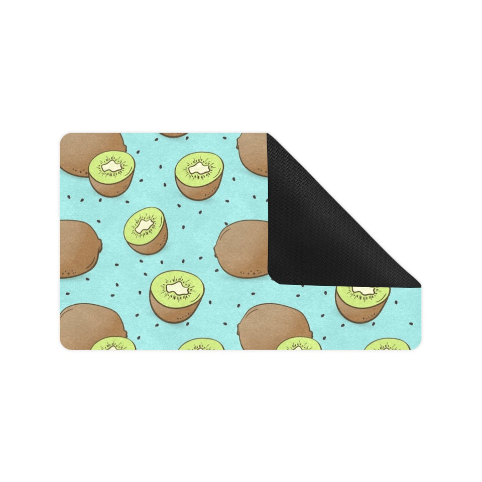 Kiwi blue background Doormat