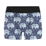 Elephant tribal design pattern Men's All Over Print Boxer Briefs Men's Underwear