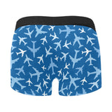 Airplane pattern in the sky Men's All Over Print Boxer Briefs Men's Underwear