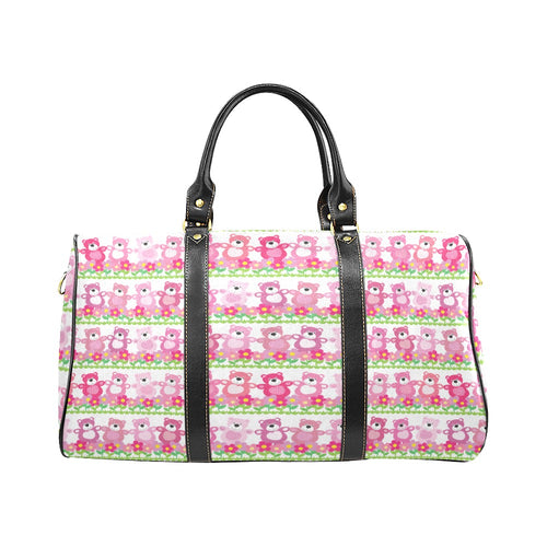 Teddy Bear Pattern Print Design 04 Travel Bag