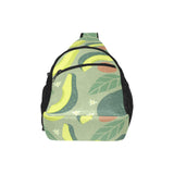 Avocado pattern All Over Print Chest Bag
