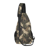 Horse Camouflage Pattern All Over Print Chest Bag