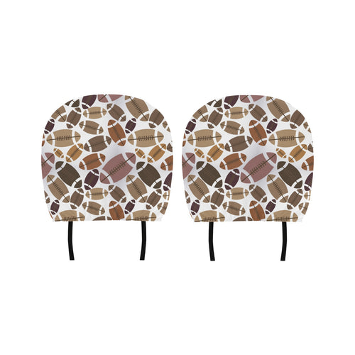 American football ball pattern Car Headrest Cover
