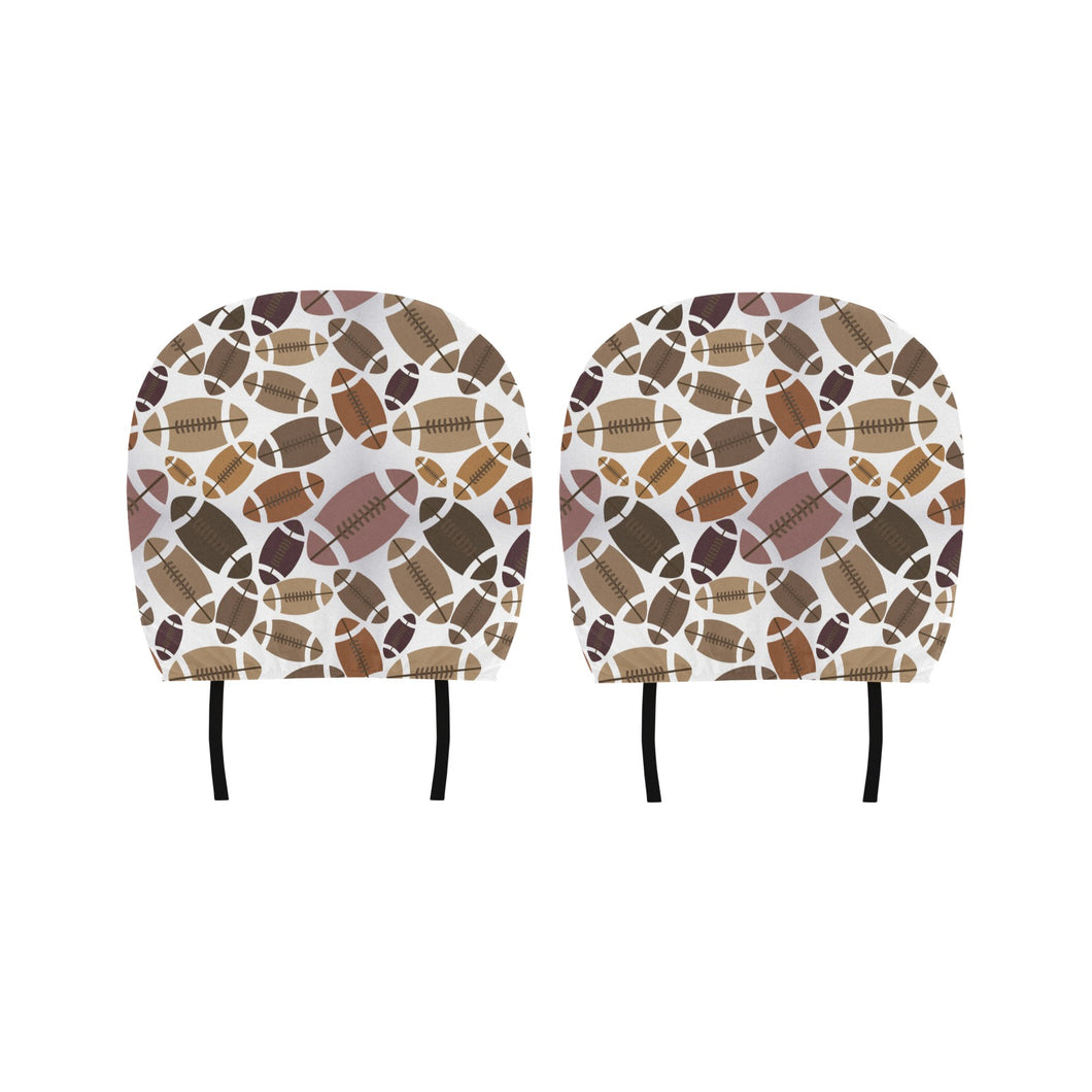 American football ball pattern Car Headrest Cover