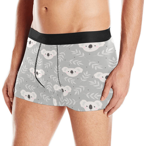 Cute koala leaves pattern Men's All Over Print Boxer Briefs Men's Underwear