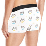 Cute Siberian Husky pattern Men's All Over Print Boxer Briefs Men's Underwear