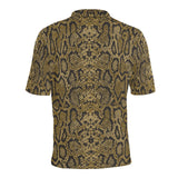 Snake skin pattern Men's All Over Print Polo Shirt