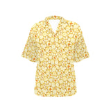 Popcorn Pattern Print Design 04 Women's All Over Print Hawaiian Shirt