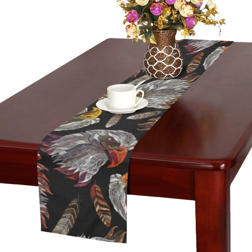 Eagle Pattern Print Design 05 Table Runner