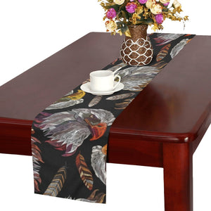 Eagle Pattern Print Design 05 Table Runner