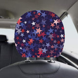 Red blue star pattern Car Headrest Cover