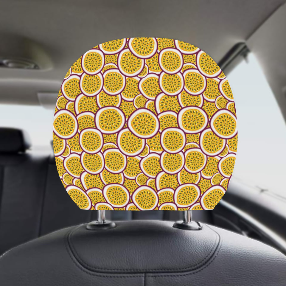 Passion fruits slice pattern Car Headrest Cover