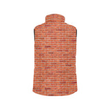 Brick Printed Pattern Print Design 03 Men's Padded Vest