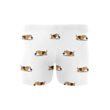 Cute beagle dog sleeping pattern Men's Swimming Trunks