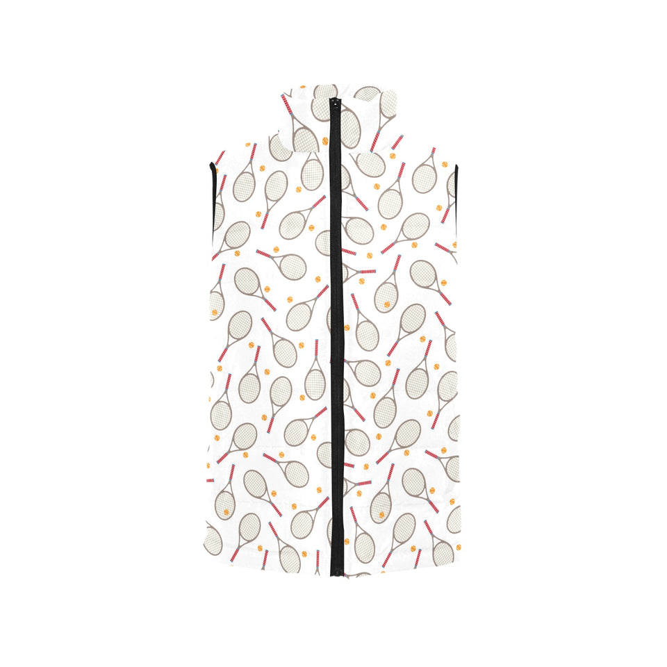 Tennis Pattern Print Design 04 Men's Padded Vest