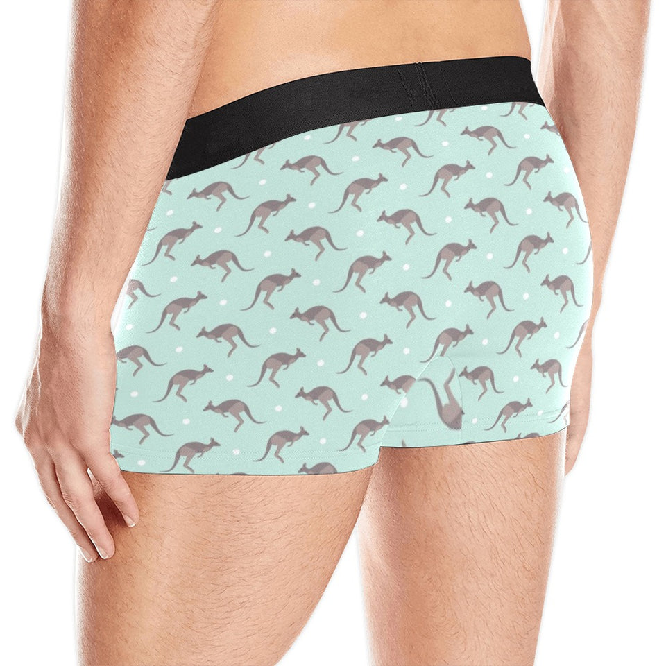 Kangaroo pattern background Men's All Over Print Boxer Briefs Men's Underwear