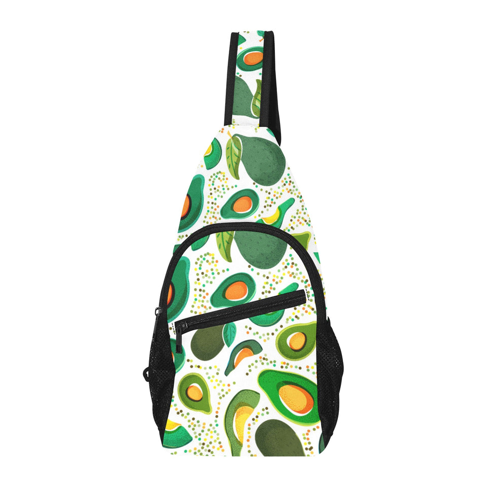 Avocado design pattern All Over Print Chest Bag