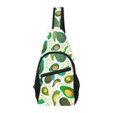 Avocado design pattern All Over Print Chest Bag