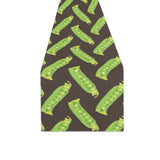 Green Peas Pattern Print Design 05 Table Runner