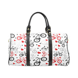 Bicycle Pattern Print Design 04 Travel Bag