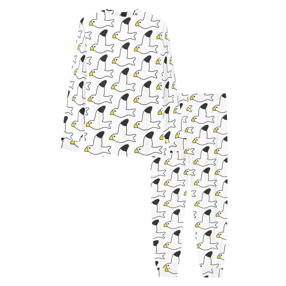 Seagull Pattern Print Design 05 Men's All Over Print Pajama