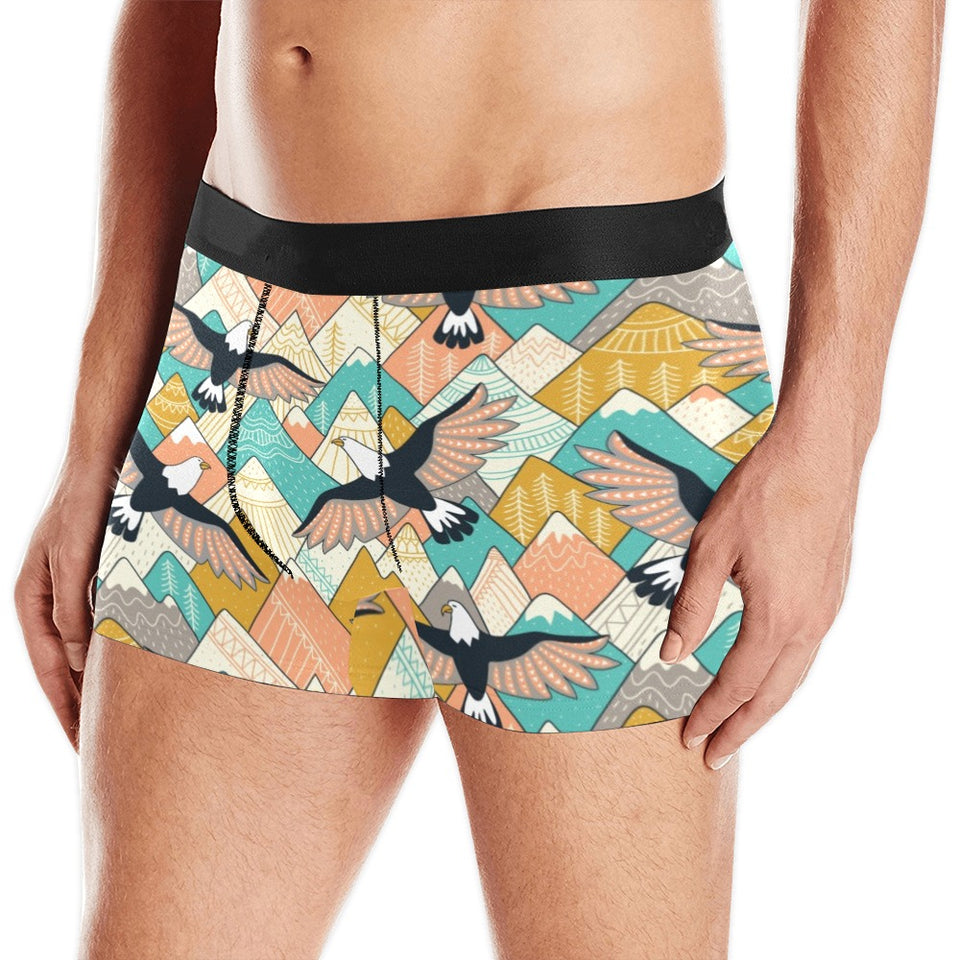 Eagle Pattern Print Design 02 Men's All Over Print Boxer Briefs Men's Underwear