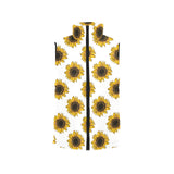 sunflowers design pattern Women's Padded Vest