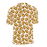 Hamburger Pattern Print Design 03 Men's All Over Print Polo Shirt