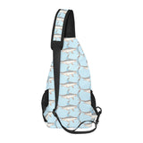 Swordfish Pattern Print Design 01 All Over Print Chest Bag
