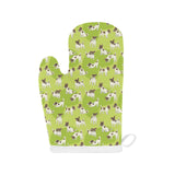 Jack Russel Pattern Print Design 01 Heat Resistant Oven Mitts