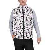Greyhound Pattern Print Design 02 Men's Padded Vest