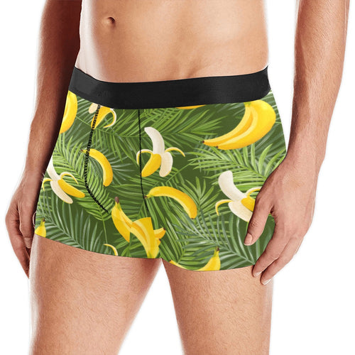 Banana Palm Leaves pattern Men's All Over Print Boxer Briefs Men's Underwear