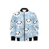 Cute panda pattern Kids' Boys' Girls' Bomber Jacket