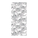 Cute french bulldog head pattern Beach Towel