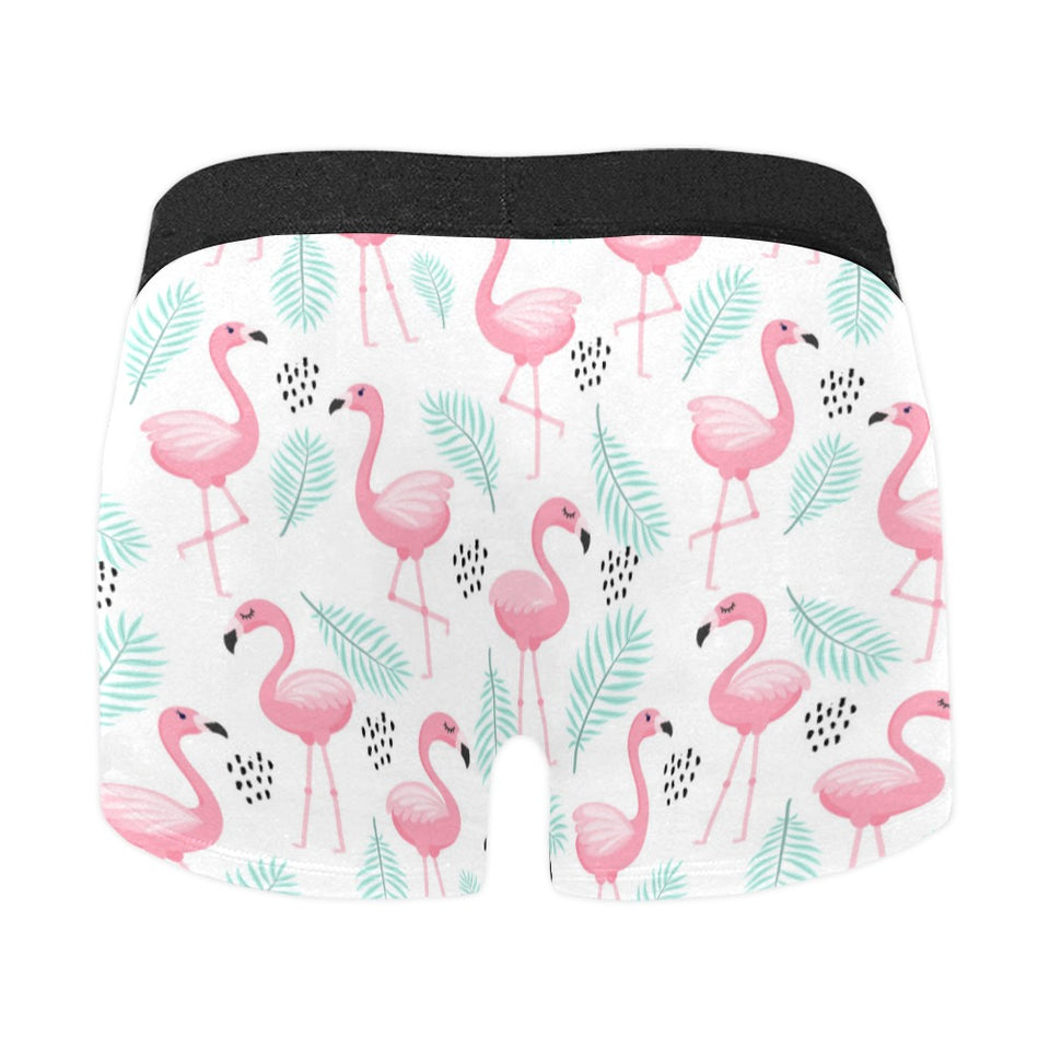 Cute flamingo pattern Men's All Over Print Boxer Briefs Men's Underwear