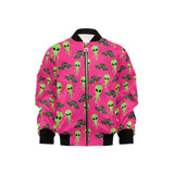 Alien Pattern Print Design 03 Kids' Boys' Girls' Bomber Jacket