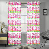 Teddy Bear Pattern Print Design 04 Gauze Curtain