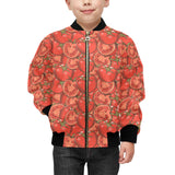 Red Tomato Pattern Kids' Boys' Girls' Bomber Jacket