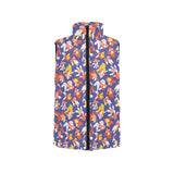 Goldfish Pattern Print Design 04 Men's Padded Vest