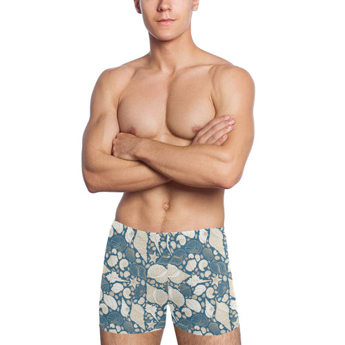 Sea turtle Polynesian Tribal design pattern Men's Swimming Trunks