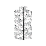 Cute french bulldog head pattern Women's Padded Vest