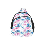 Hummingbird Pattern Print Design 02 All Over Print Chest Bag