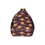Hamburger Pattern Print Design 05 All Over Print Chest Bag