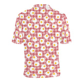 Fried Eggs Pattern Print Design 03 Men's All Over Print Polo Shirt